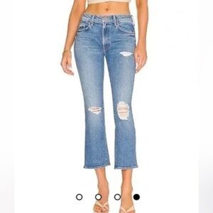 MOTHER Blue Ankle & Cropped Jeans